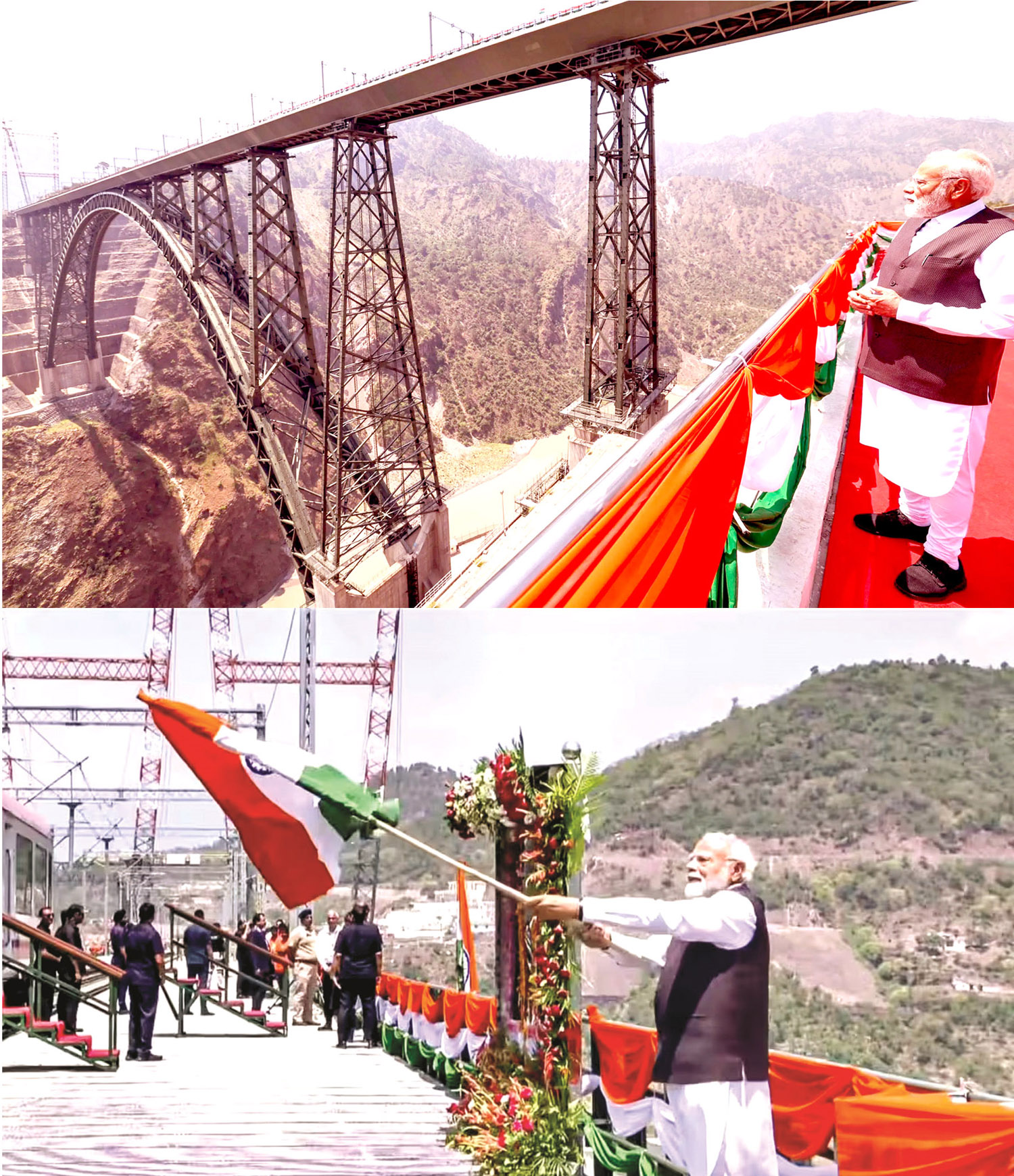 Three decades of wait are over, PM Modi inaugurates world's highest railway bridge